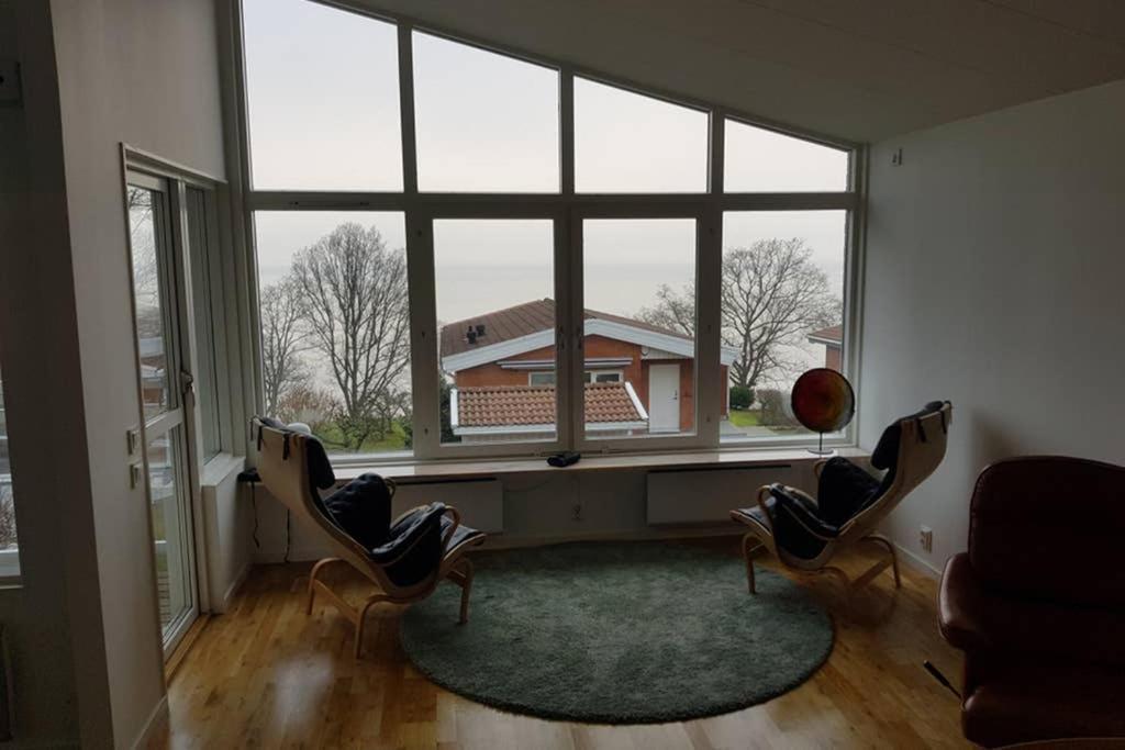 Modern Villa I Arild Med Spektakulaer Havsutsikt. Esterno foto